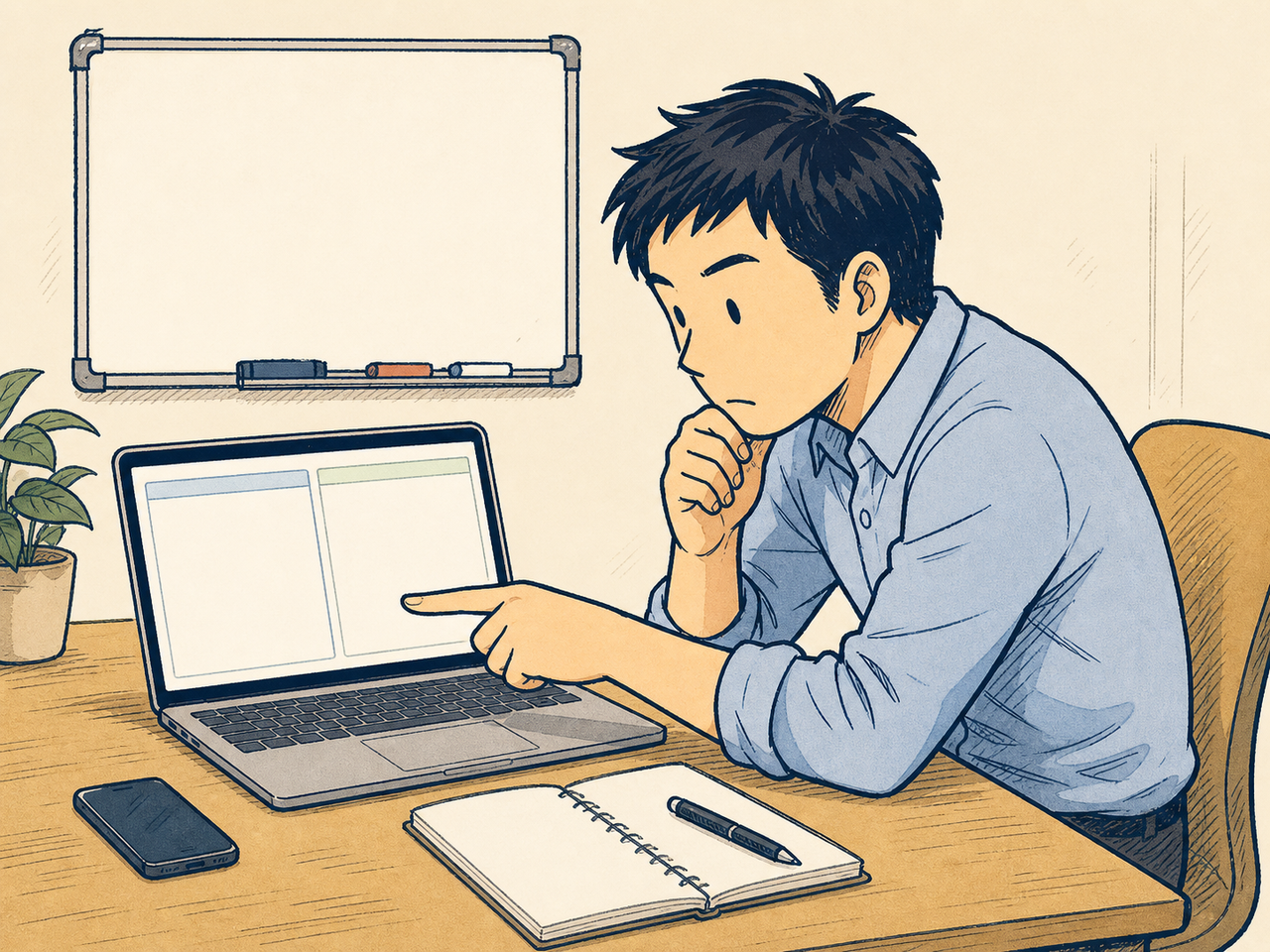 月次報告前に媒体画面とGA4を突き合わせる担当者