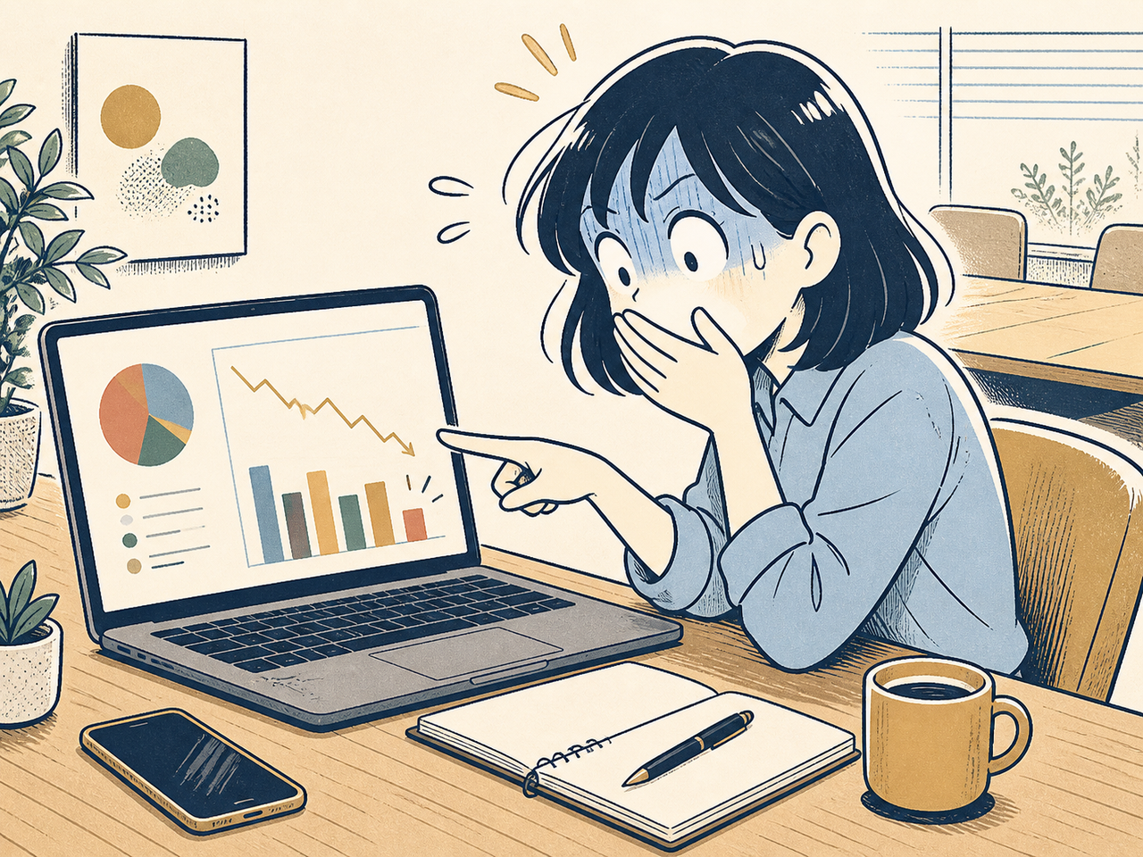 CV数が急に減ったレポートに青ざめる担当者