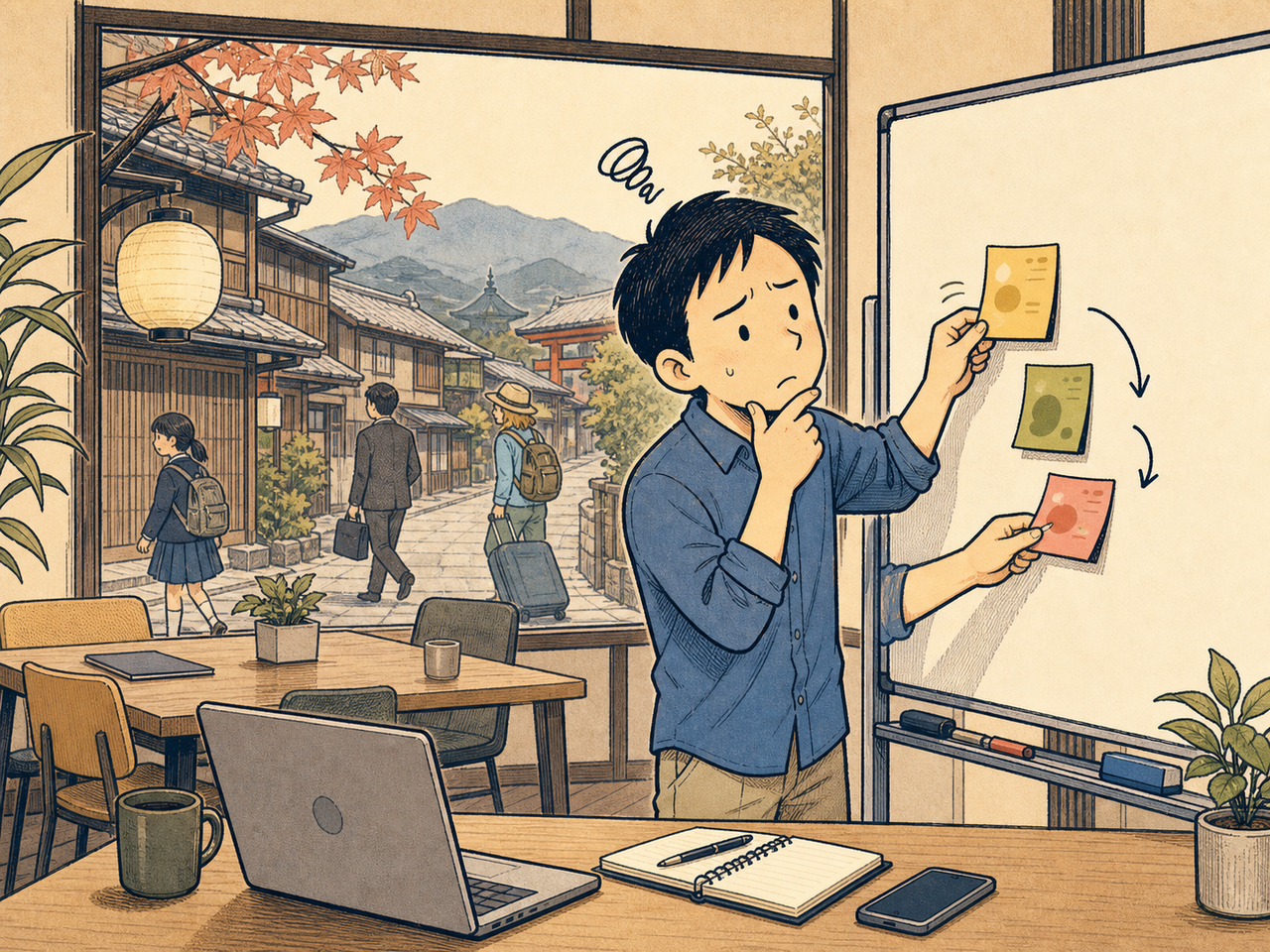 手法から入って迷走する経営者の朝