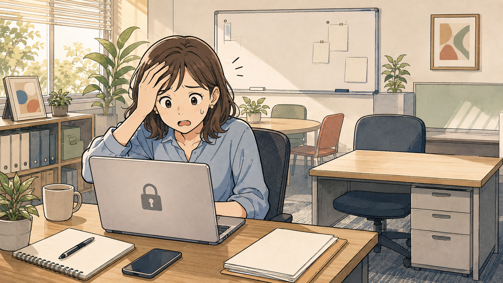 退職者しか知らない管理画面に締め出された朝
