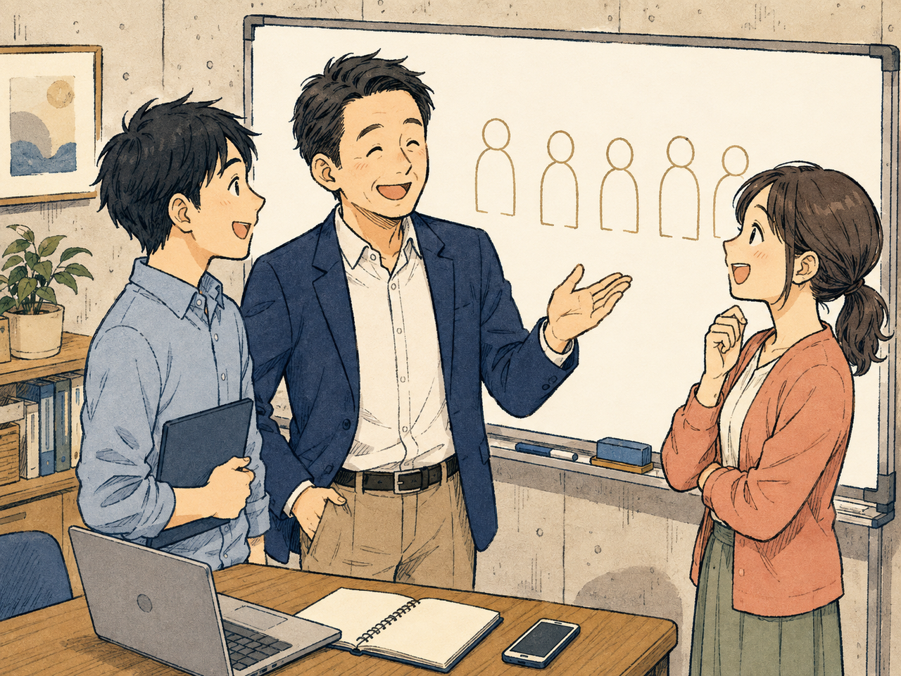 管理者を1人にしないための体制づくりを話し合う