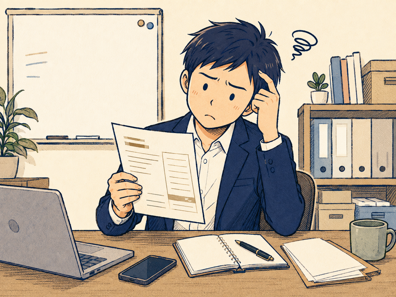 「年額」としか書かれていない見積書に首をかしげる