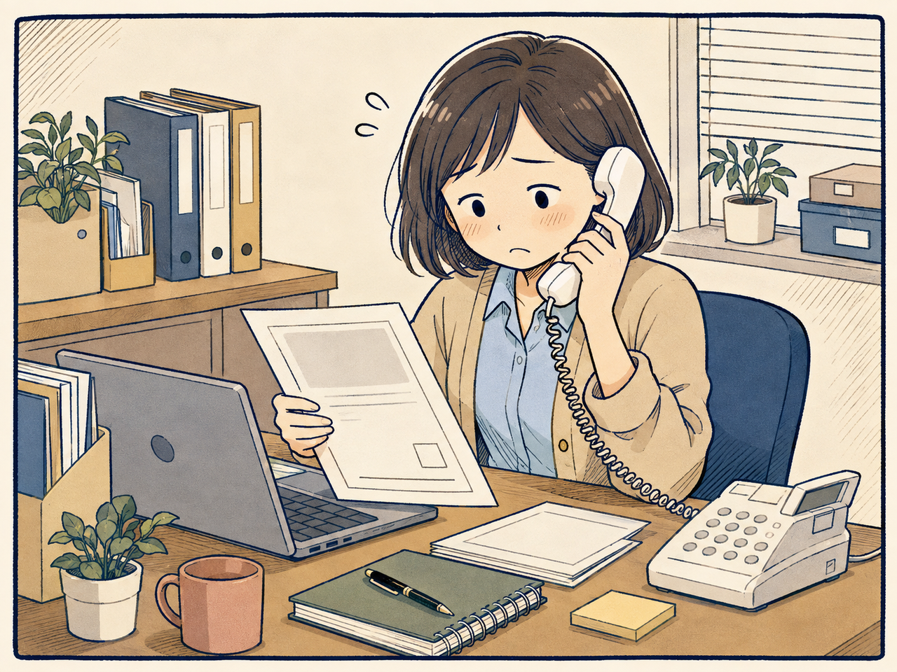 契約者名義はうちか制作会社か、確認する担当者