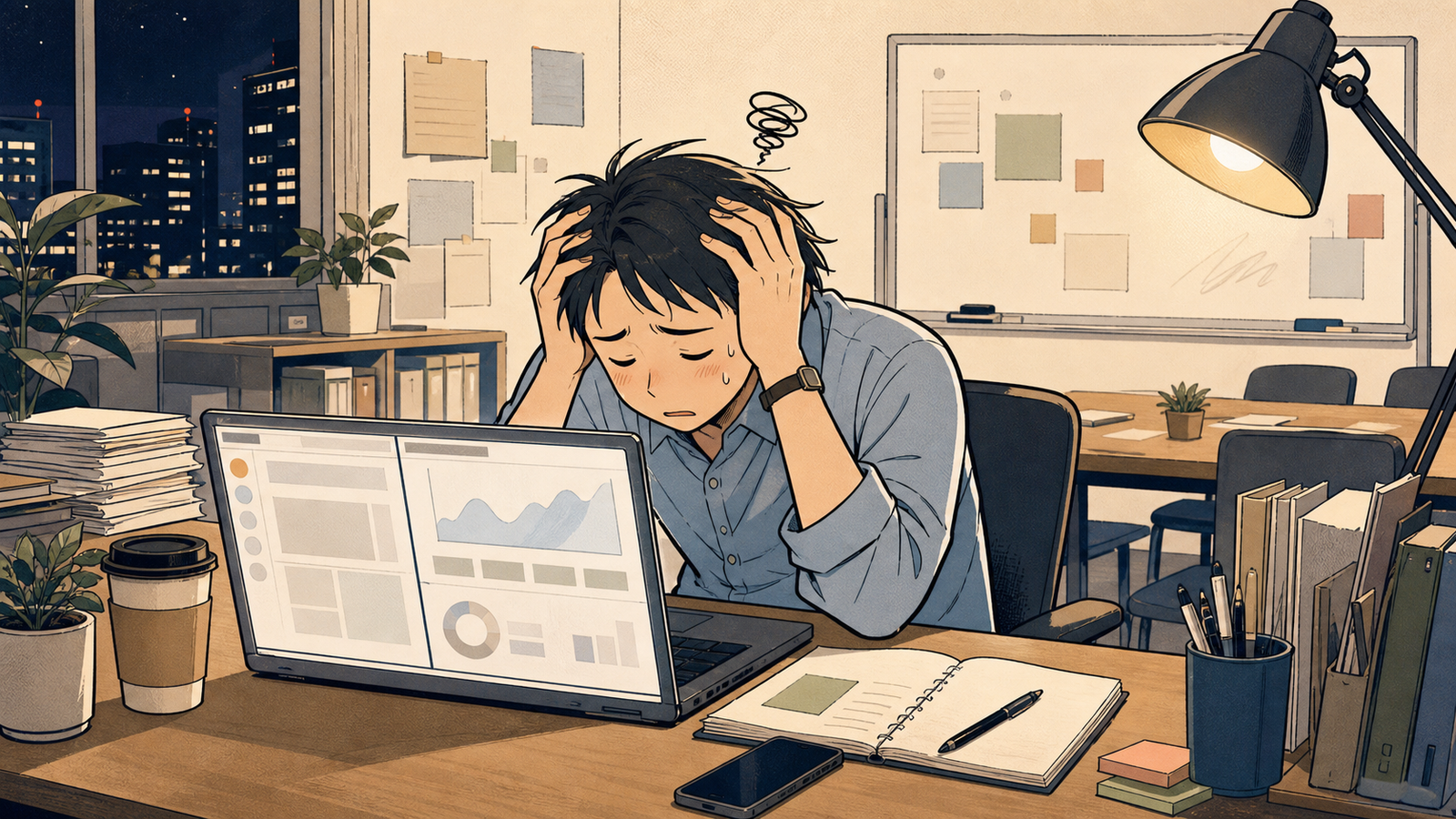 深夜、合わない数字に頭を抱える運用担当者