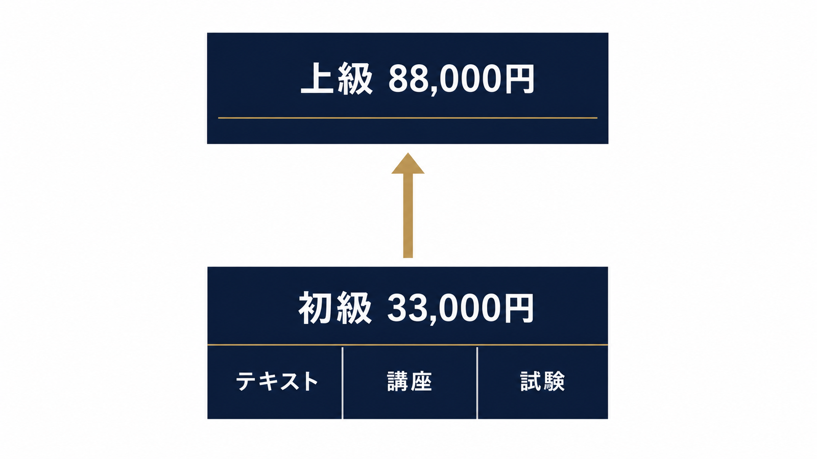 初級から上級への投資ステップ構造